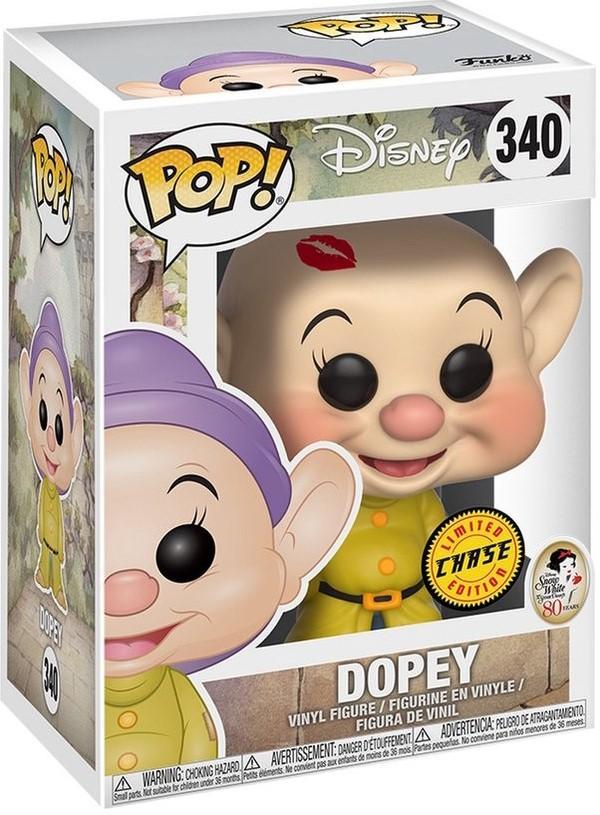 Funko Pop! - Disney Snow White Dopey Chase Variant #340 |, Verzamelen, Poppetjes en Figuurtjes, Nieuw, Verzenden
