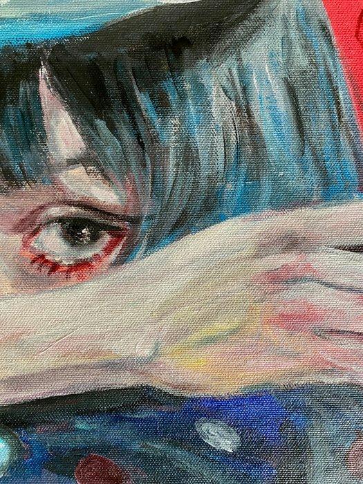 Anna Dart - Blue Monday, Antiek en Kunst, Kunst | Schilderijen | Modern