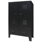vidaXL Kledingkast industriële stijl 67x35x107 cm metaal, Huis en Inrichting, Kasten | Kledingkasten, Verzenden, Nieuw