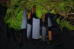 Keukenmes - Chefs knife - hout, G10 en poeder code Staal -