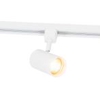 Moderne 1-fase railspot wit - Iconic Jeana, Huis en Inrichting, Nieuw, Metaal of Aluminium, Modern