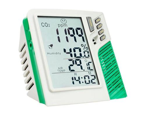 VDL CO2, Temperatuur en Luchtvochtigheidsmeter, Doe-het-zelf en Verbouw, Meetapparatuur, Nieuw, Ophalen of Verzenden