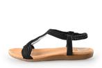 Sub55 Sandalen in maat 39 Zwart | 10% extra korting, Verzenden, Zwart, Sandalen of Muiltjes, Sub55