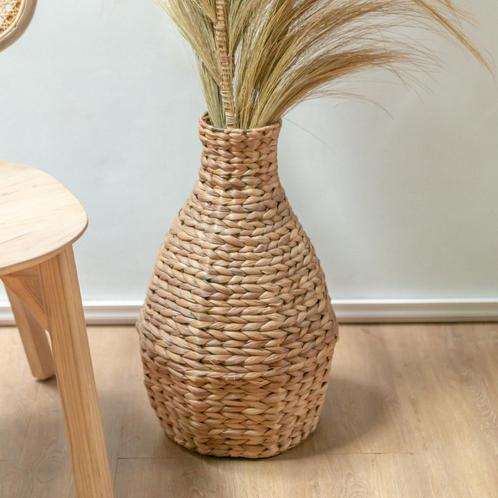 Geweven Boho Vaavan Waterhyacint, Huis en Inrichting, Woonaccessoires | Vazen, Nieuw, Verzenden