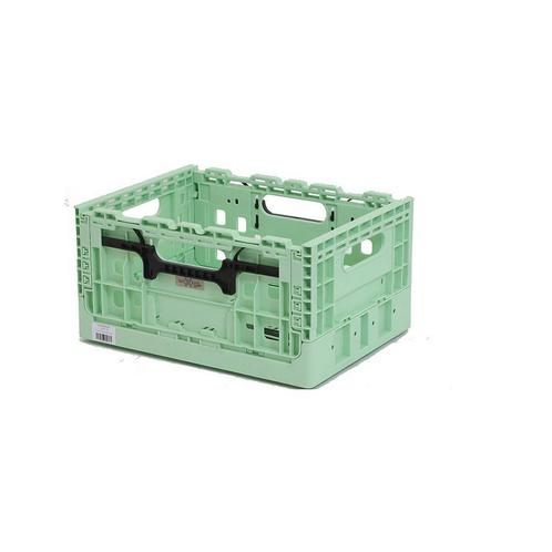 Wicked Smart Crate Licht Groen met zwarte grepen, Fietsen en Brommers, Fietsaccessoires | Fietsmanden, Nieuw