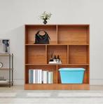 Houten Boekenkast met 7 Vakken – Staande Opbergkast 100 cm, Verzenden, Nieuw