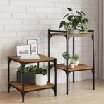 vidaXL Plankplanken - Set van 4 - Oude Hout - 40x40x1,5 cm -, Huis en Inrichting, Verzenden, Nieuw, Overige houtsoorten, Minder dan 50 cm