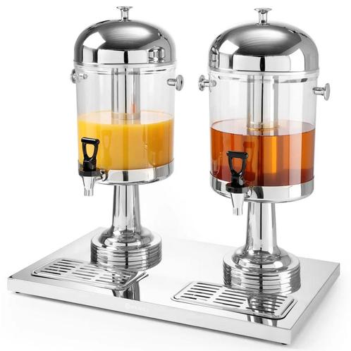 Drankendispenser | RVS | 2x 8L | Passief Koelbaar |, Zakelijke goederen, Horeca | Keukenapparatuur, Nieuw in verpakking, Verzenden