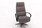 Relaxfauteuil Hitzum - relaxfauteuils - Taupe, Huis en Inrichting, Nieuw, Stof