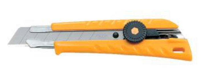 OLFA L1 afbreekmes met metalen geleiding 18 mm O-2803700, Doe-het-zelf en Verbouw, Schildersmaterialen, Nieuw, Ophalen of Verzenden