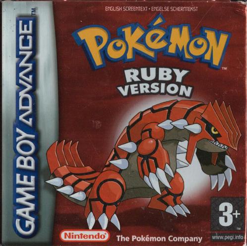 Game Boy Pokemon Ruby Version (In doos), Spelcomputers en Games, Games | Nintendo Game Boy, Zo goed als nieuw, Verzenden