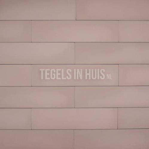 Vloertegel / wandtegel stromboli mat roze 9,2x36,8, Doe-het-zelf en Verbouw, Tegels, Vloertegels, Nieuw, 10 m² of meer, Ophalen of Verzenden
