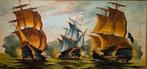 Franse school (XX) - Grande Battaglia tra galeoni - XL