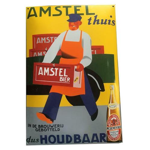 Amstel reclamebord, Verzamelen, Merken en Reclamevoorwerpen, Nieuw, Verzenden