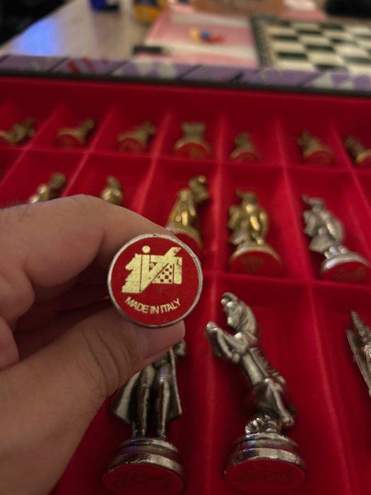 Schaakspel - Metaal, Antiek en Kunst, Curiosa en Brocante