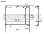 Koyo 00-02 Nissan Skyline GTR 2.6L Turbo Racing Radiator -, Ophalen of Verzenden, Nieuw