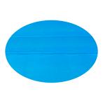 Zwembadafdekking zonnedoek rond PE blauw 549 cm, Tuin en Terras, Nieuw, Verzenden