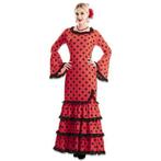 Flamenco jurk rood, Verzenden, Nieuw, Feestartikel