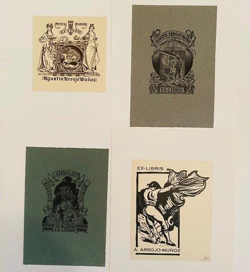 Spaanse Titulair Ex Libris - 1905, Antiek en Kunst, Antiek | Boeken en Bijbels