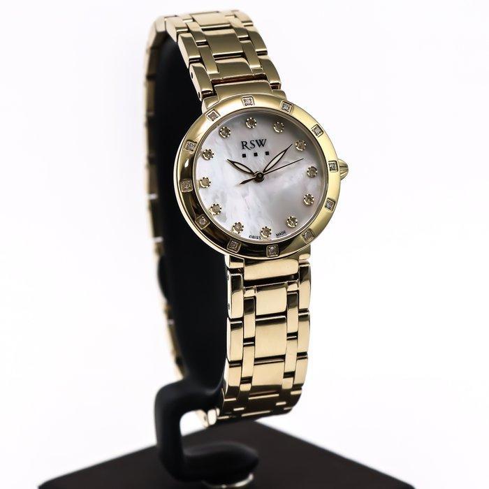 RSW - Swiss Diamond Watch - RSWL150-GG-D-7 - Zonder, Sieraden, Tassen en Uiterlijk, Horloges | Heren