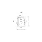 NIEUW | Buitendraaiend raam  | 800 B | 1000 H, 75 tot 150 cm, Overige typen, Nieuw, Ophalen of Verzenden