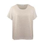 Louis and Mia • beige t-shirt pailletten • 44, Verzenden, Louis and Mia, Beige, Maat 42/44 (L)