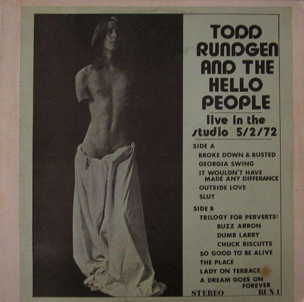 LP gebruikt - Todd Rundgren - Live In The Studio 5/2/72, Cd's en Dvd's, Vinyl | Rock, Zo goed als nieuw, Verzenden