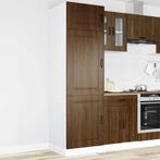 vidaXL Keukenkast Kalmar bewerkt hout bruin eikenkleur, Huis en Inrichting, Keuken | Keukenelementen, Verzenden, Nieuw, Bruin
