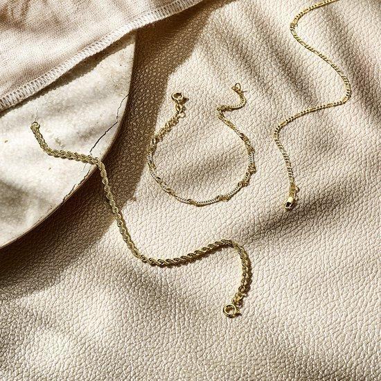 Marie Celeste Armband Koord 2,7 mm - Goud, Sieraden, Tassen en Uiterlijk, Armbanden, Verzenden