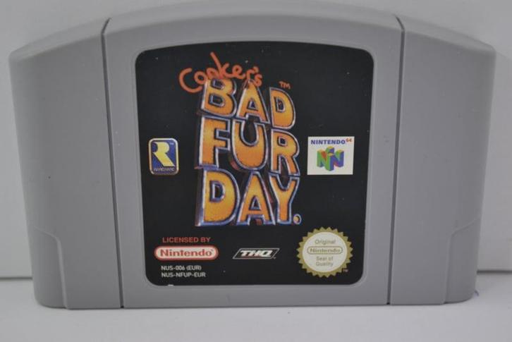 Conkers Bad Fur Day. (N64 EUR), Spelcomputers en Games, Games | Nintendo 64, 1 speler, Zo goed als nieuw, Verzenden