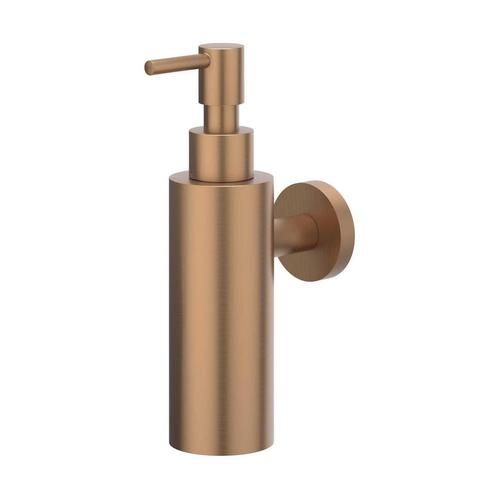Zeepdispenser IVY Wandmodel Geborsteld Mat Koper PVD, Doe-het-zelf en Verbouw, Sanitair, Bad, Nieuw, Ophalen of Verzenden
