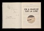 Tintin T17 - On a marché sur la lune + dédicace dHergé +, Nieuw