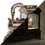 Kerstlantaarn trein met kerstman | Lumineo | 23 cm, Verzenden, Nieuw
