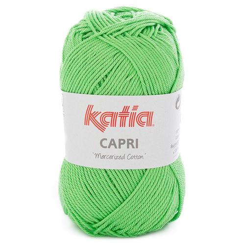 Katia Capri - 82149 briljantgroen - Katoen Garen, Hobby en Vrije tijd, Breien en Haken, Ophalen of Verzenden