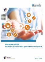 Keuzedeel K0226 Inspelen op innovaties geschik 9789072986962, Verzenden, Zo goed als nieuw