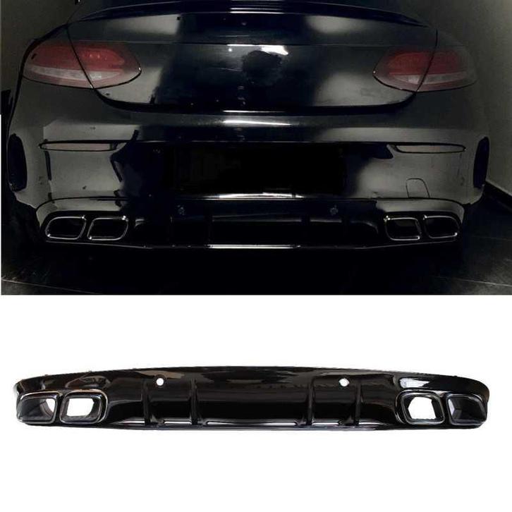 Diffuser voor mercedes c coupe cabrio c205 a205 amg line dub, Auto-onderdelen, Carrosserie en Plaatwerk, Nieuw