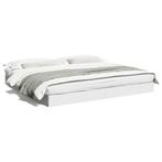Bedframe Massief Hout Wit | Retourdeal | Perfect!, Huis en Inrichting, Slaapkamer | Bedden, Modern design, Wit, Ophalen of Verzenden