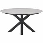 Garden Impressions Duuk tuintafel rond 150 cm - Napoli sand, Tuin en Terras, Tuinsets en Loungesets, Verzenden, Nieuw