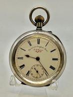 Record English Lever . Graves Sheffield. Argento Chester, Sieraden, Tassen en Uiterlijk, Horloges | Heren, Nieuw
