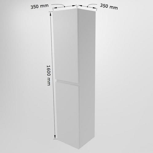 Kolomkast Mondiaz Aivy Hangend 160x35x35cm MDF 2 Deuren, Doe-het-zelf en Verbouw, Sanitair, Ophalen of Verzenden