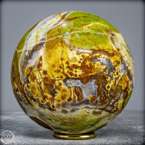 Zeldzame natuurlijke agaat en groene opaal Gebied- 1818.47 g, Verzamelen, Mineralen en Fossielen