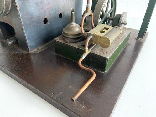 Stoommachine - Hout, IJzer, Koper, Messing - 1900-1910 -, Antiek en Kunst, Antiek | Speelgoed