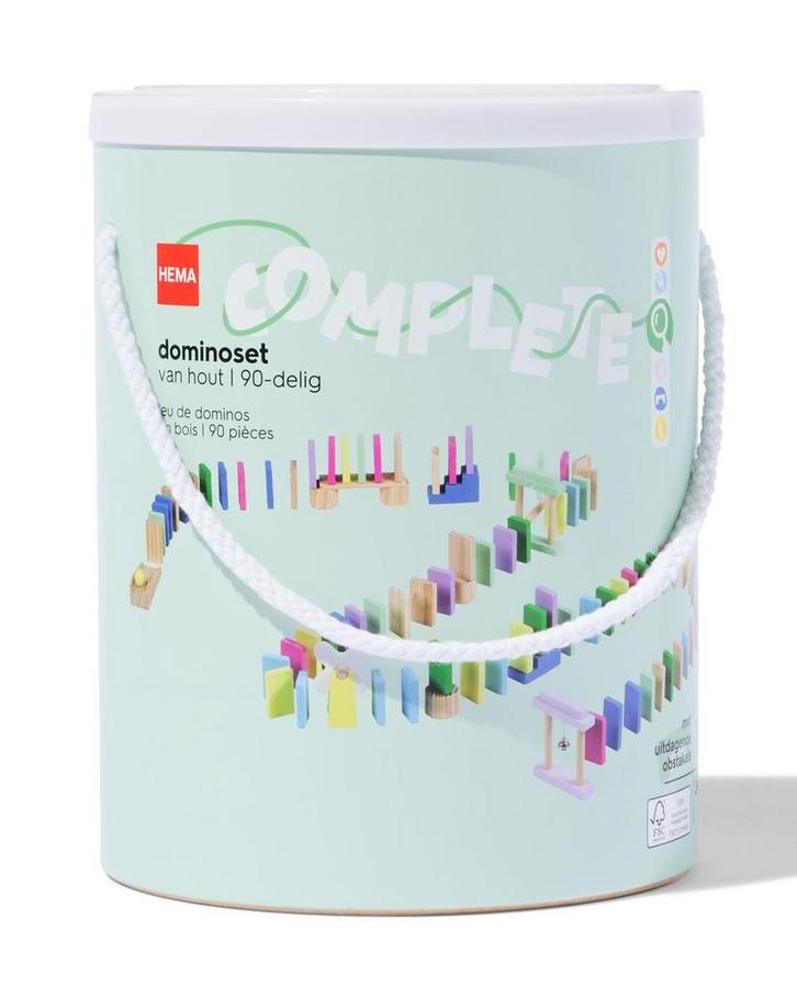 HEMA Dominoset hout 88-delig, Hobby en Vrije tijd, Gezelschapsspellen | Overige, Nieuw, Verzenden