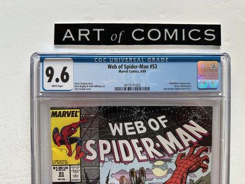 Web of Spider-Man #53 - CGC 9.6 - Chameleon Appearance - 1, Boeken, Strips | Comics