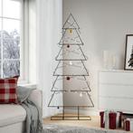 vidaXL Kerstdecoratie kerstboom 180 cm metaal zwart, Verzenden, Nieuw
