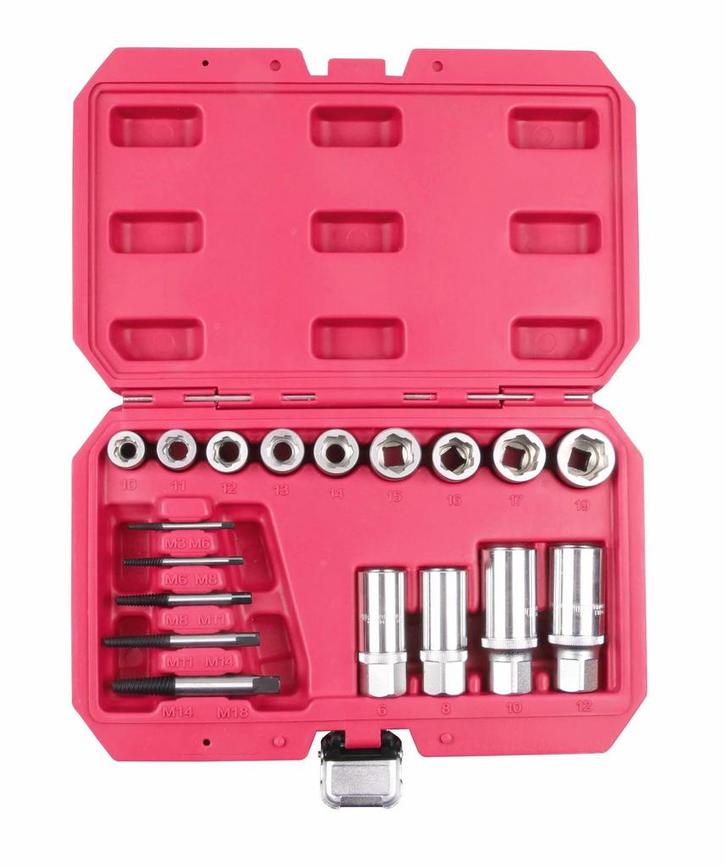 TM 17 Delige Dolle, Afgebroken Moeren, Bouten en Tapeinden, Auto diversen, Autogereedschap, Nieuw, Verzenden