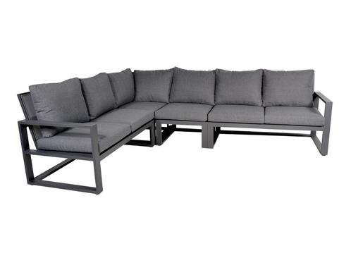 Hoek Loungeset Pina Colada Negro Antraciet Lesli Living, Tuin en Terras, Tuinsets en Loungesets, Nieuw, Verzenden