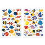 Stickers - Tropische Vissen - 2 Vellen - Scrapbook Hobby DIY, Ophalen of Verzenden, Nieuw