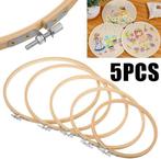 Bamboe borduurring flowerhoop bloemenring 5 maten met, Ophalen of Verzenden, Nieuw