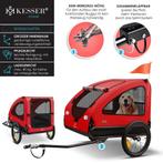 KESSER® Hondenfietskar tot 45 kg 3in1 Fietskar Hond - Rood, Verzenden, Nieuw